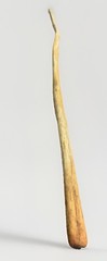 VTG Weathered Driftwood Skinny Tall Walking Stick 63.5″ Strong Staff OOAK Raw MN