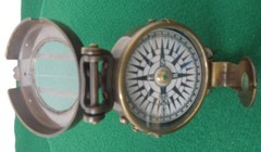 AM Authentic Models WWII Brass Compass, Made in India