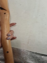 NATURAL TWISTED HIKING STICK BEAUTIFUL TWISTS & COLOR 56″