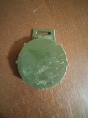 Vintage Plastic Compass Made In Hong Kong Works Great Very Rare Unique Pendant