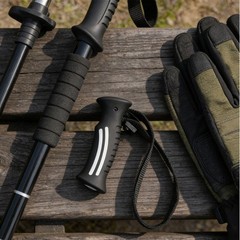 2 Pcs Ergonomic Cane Handle Grip Climbing Sticks Replacement Grips