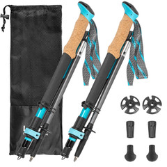 Trekking Poles, Collapsible Hiking Poles,Lightweight and Compact Walking Sticks