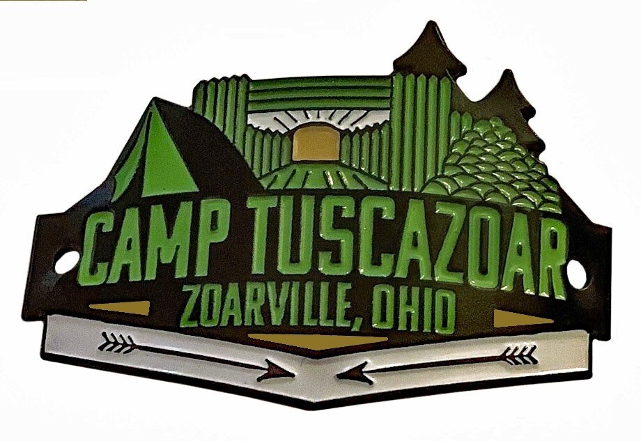 2023 Camp Tuscazoar Hiking Stick Medallion