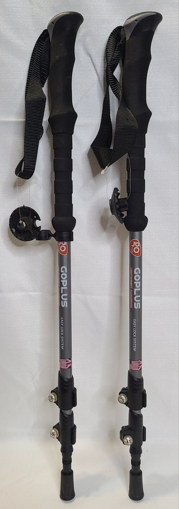 Goplus Aluminum Trekking Hiking Poles 7075
