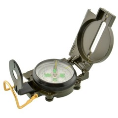 Compass Military Outdoor Camping Army Green Hiking Survival Trip Navigation Tool