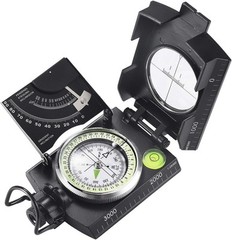 Sighting Navigation Compass with Inclinometer – Waterproof & Impact Resistant
