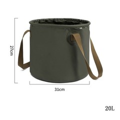 Collapsible Bucket Waterproof Folding Bucket for Camping Hiking Fishing 10L 20L
