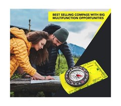 Orienteering Compass Hiking Backpacking Compass | Advanced Scout Compass Camp…