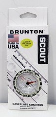 Brunton 8010 Scout Luminescent Baseplate Compass (F-8010-GL)