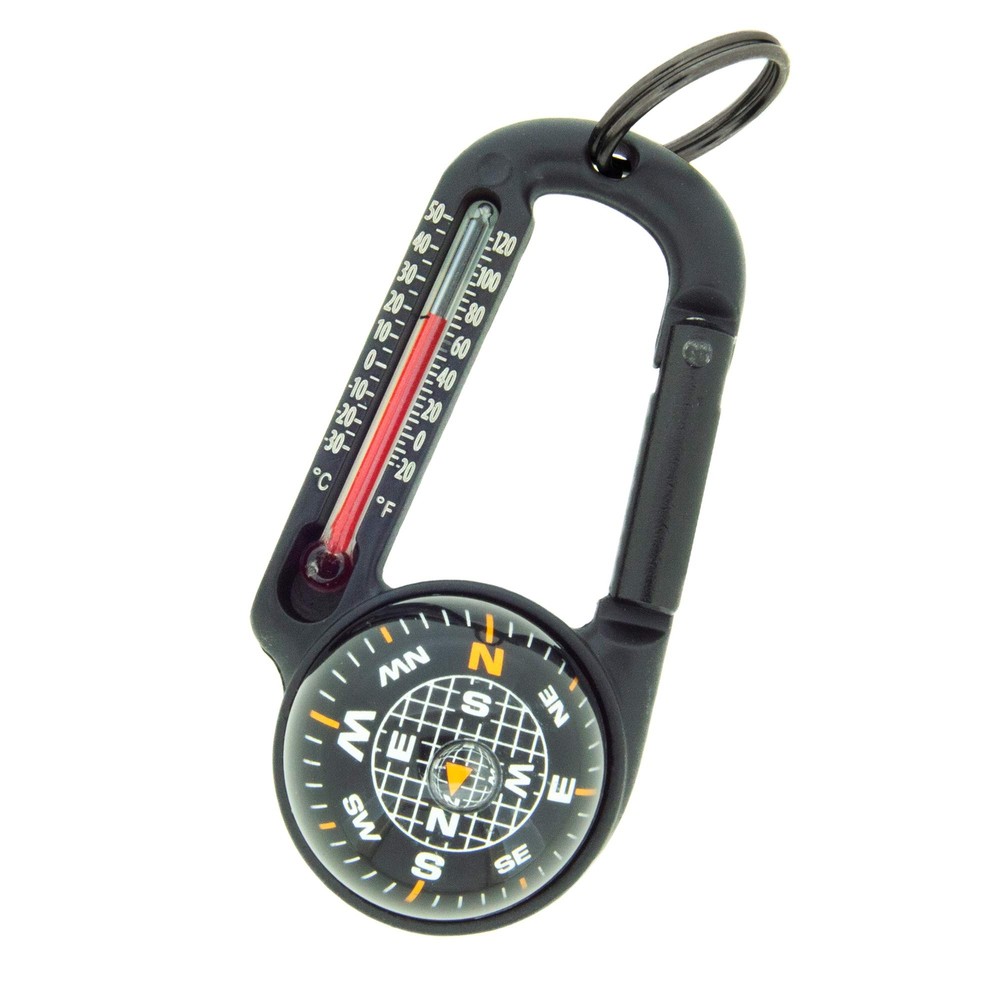 TempaComp – Ball Compass and Thermometer Carabiner | Hiking Backpacking and C…