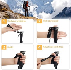 Ultra Lightweight 7075 Aluminum Trekking Poles – Collapsible & Durable Design