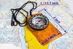 Advanced Orienteering Compass for Accurate Navigation – Perfect Survival Gift