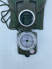 Portable Camping Compass Military Army Geology Lensatic Prismatic Compass