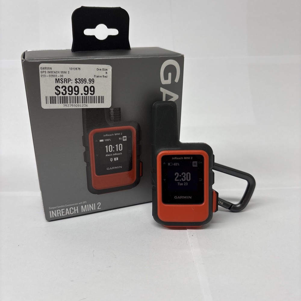 Garmin inReach Mini 2 Satellite Communicator, perfect condition with box