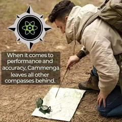 Cammenga Official US Military Lensatic Compass, Accurate Waterproof 3H gift