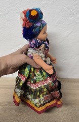 Play doll doll Hungarian costume doll 29 cm Vintage