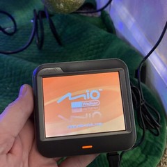 Mio Digi Walker Model C230 Portable GPS Navigation Text To Speech Powers On