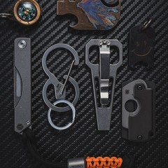 KeyUnity KS01 Carabiner Keychain Clip, 420 Stainless Steel Key Holder Organiz…