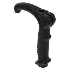 Sturdy Black Walking Stick Handle Grip Replacement for Enhanced Outdoor Support