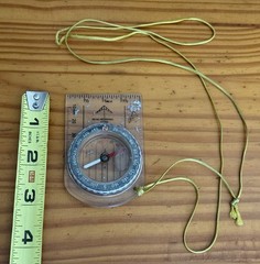 VINTAGE SILVA COMPASS MADE IN SWEDEN As Is LT1