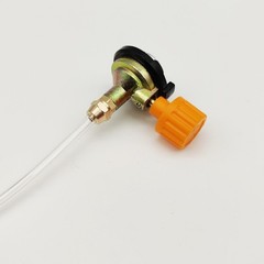 Transparent Tube Gas Inflation Valve for Outdoor Canister Applications