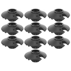 10 Pcs Walking Stick Parts Replacement Cane Tip Hiking Pole Mud Support