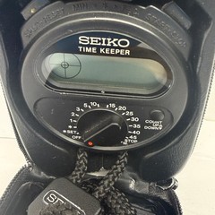 Seiko Time Keeper Digital Stopwatch with Case Storage Location B-6