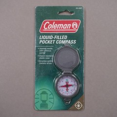 NEW Coleman Liquid Filled Pocket Compass – Luminous Letters – 814-650T