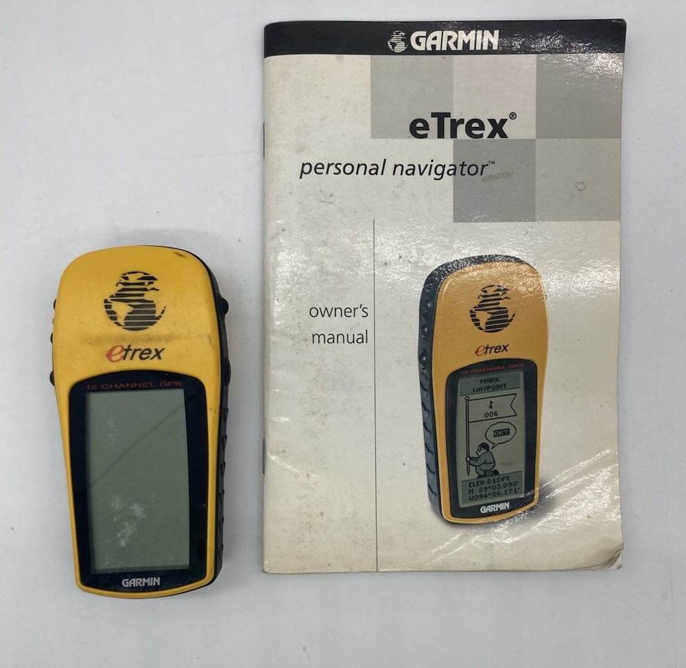 Garmin eTrex 12 Channel Personal Navigator GPS & Manual Tested Working