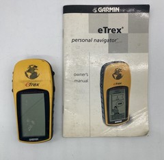 Garmin eTrex 12 Channel Personal Navigator GPS & Manual Tested Working