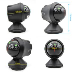 Boat Auto Car Compass Navigation Dashboard Mount Marine Outdoor Climbing Compass