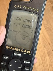 Magellan GPS Pioneer Black Compass LCD Screen Handheld Satellite Navigator