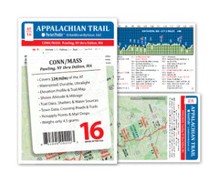 Appalachian Trail Map AT-16 Pawling NY – Dalton MA AT Pocket Profile