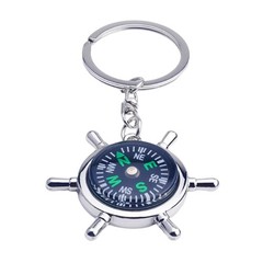 Clear Cover Survival Compasses Camping Hunting Hiking Mini Keychains Compasses