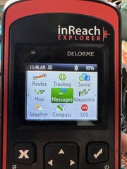 DeLorme Garmin inReach Explorer Satellite Communicator Handheld GPS Transmitter