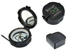 100% Working Brass Brunton Pocket Vintage Compass With Leather Case. Best Gift