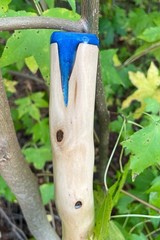 56” Vine Twisted Sweetgum Walking Stick Handmade & Finished