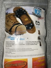 Hot Headz No-Slip Ice Cleats EXTREME Snow See Pics