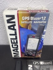 Magellan GPS Blazer 12 Satellite Navigator With Manual Outdoors Hiking Tested