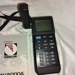 Magellan GPS NAV 5000A Handheld GPS for Aviation with handbook & bnc cable
