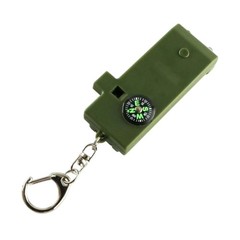 5 in 1 Multifunction Survival Gears with Compasses and Whistled Flashlights