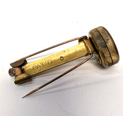 Vintage Brass Tru Nord Compensated Compass With Locking Pin Clip Brainerd MN