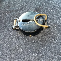 Vintage Engineer Lensatic Compass Pocket Sized Black Made Japan Hiking Hunting