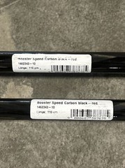 Komperdell Booster Speed Carbon Trekking Pole Pair – Black And Red – 110cm (NOS)