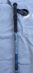 Kelty Adjustable Trekking Pole Twist Lock w/ Wrist Strap Basket Tip Blue/Black