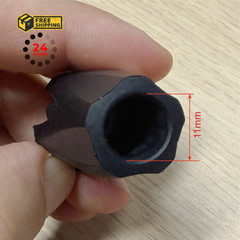 LEKI Walking Rubber Tip 44-54, Black