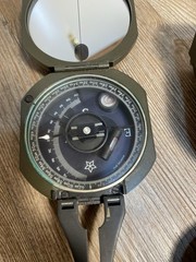 M2 Brunton Pocket Transit Compass & US Army Corps Wrist Compass US Military
