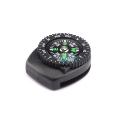 2PCS Liquid-filled Mini Clear Compass w/ Clip Outdoor Molle Backpack Pouches MF