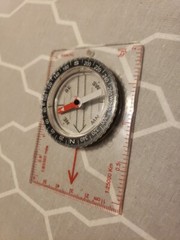 COMPASS MAP READING NAVIGATION RULER ELEVATION MEASURE