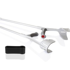 Trekking Cane Wrist Strap Black Plastic with Holder Clip for Walking Sticks